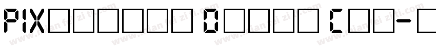 PIXymbols Digit Clo字体转换